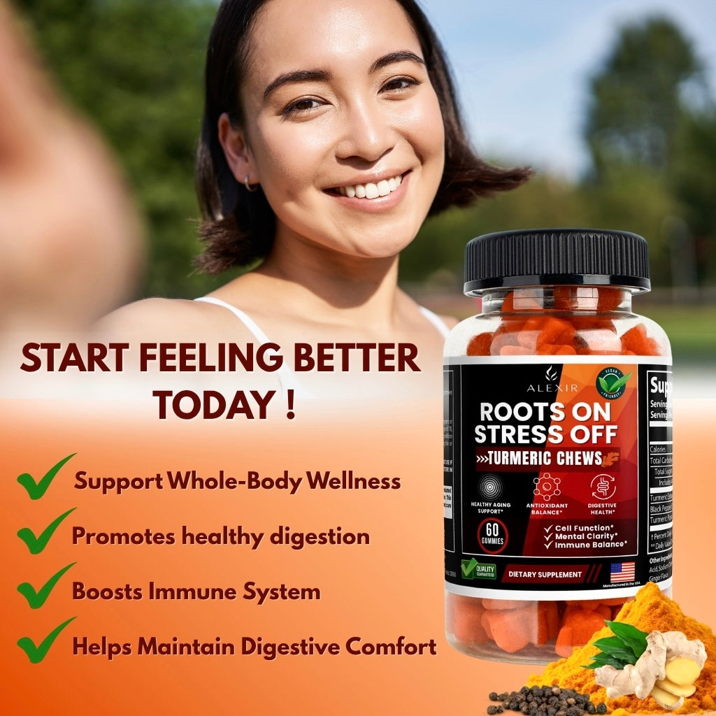 ALEXIR™ Turmeric, Black Pepper & Ginger Gummies