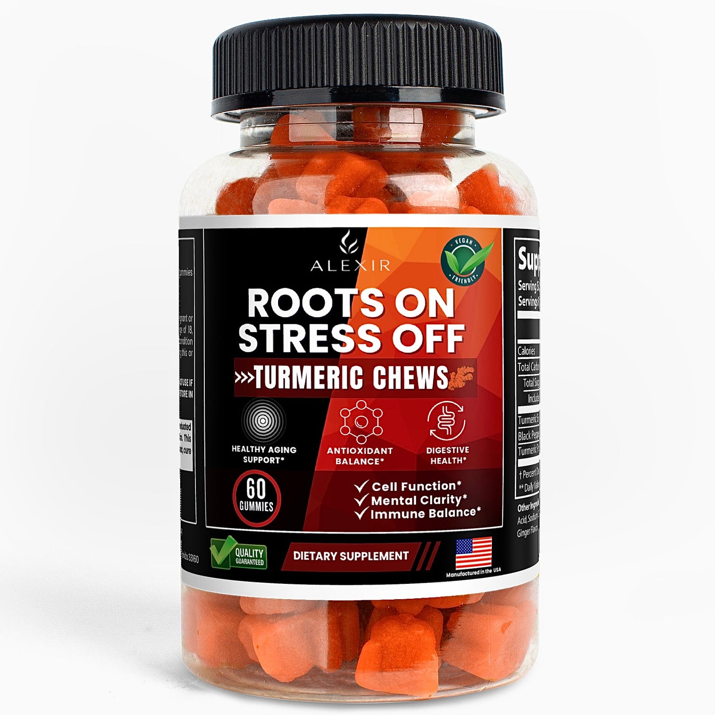 ALEXIR™ Turmeric, Black Pepper & Ginger Gummies